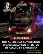 INTENTAN ASALTAR DOS ADO EN MENOS DE 24 HORAS EN LA RUTA PUEBLA-OAXACA